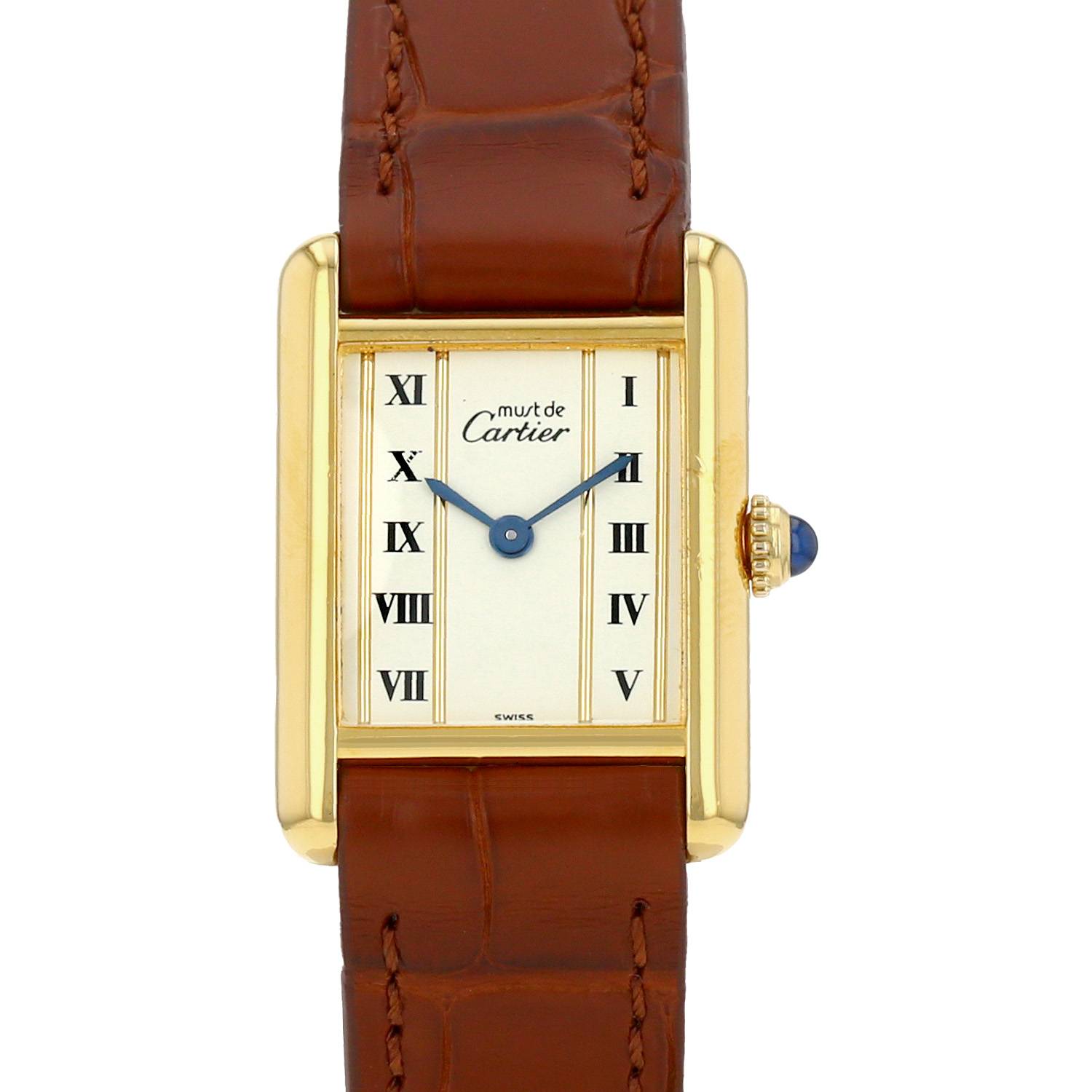 Montre Cartier Tank Must en vermeil Ref: Cartier – 83504 Vers 1990