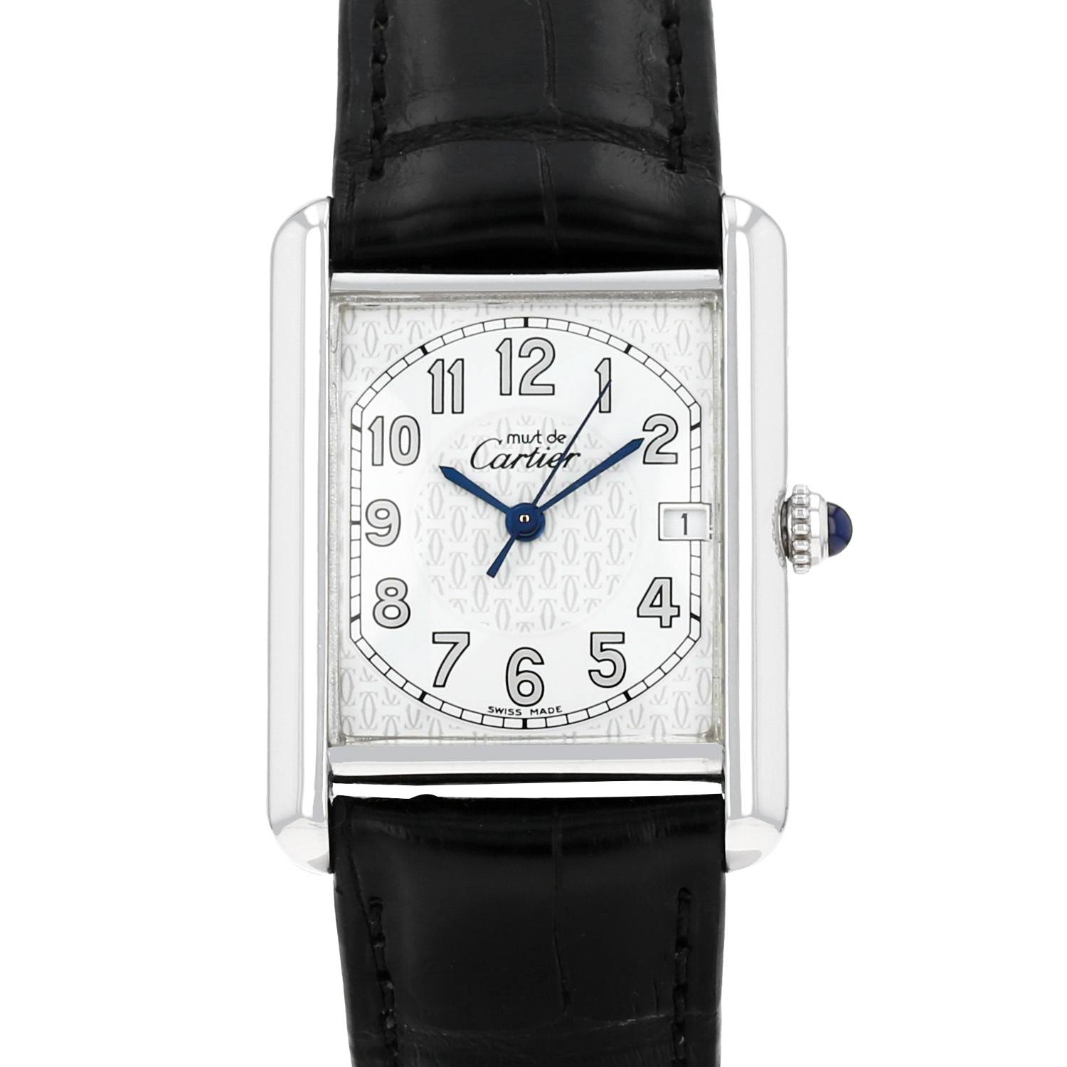 Montre Cartier Tank Must en argent Ref: Cartier – 2414 Vers 1990
