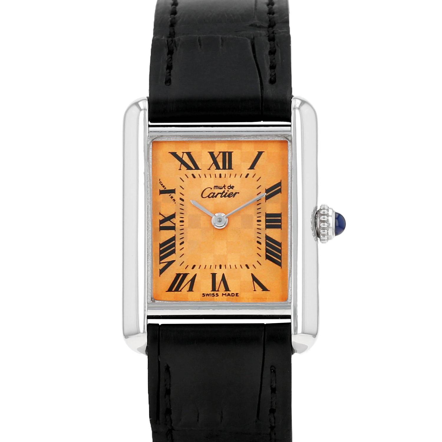 Montre Cartier Tank Must en argent Ref: Cartier – 2416 Vers 1990