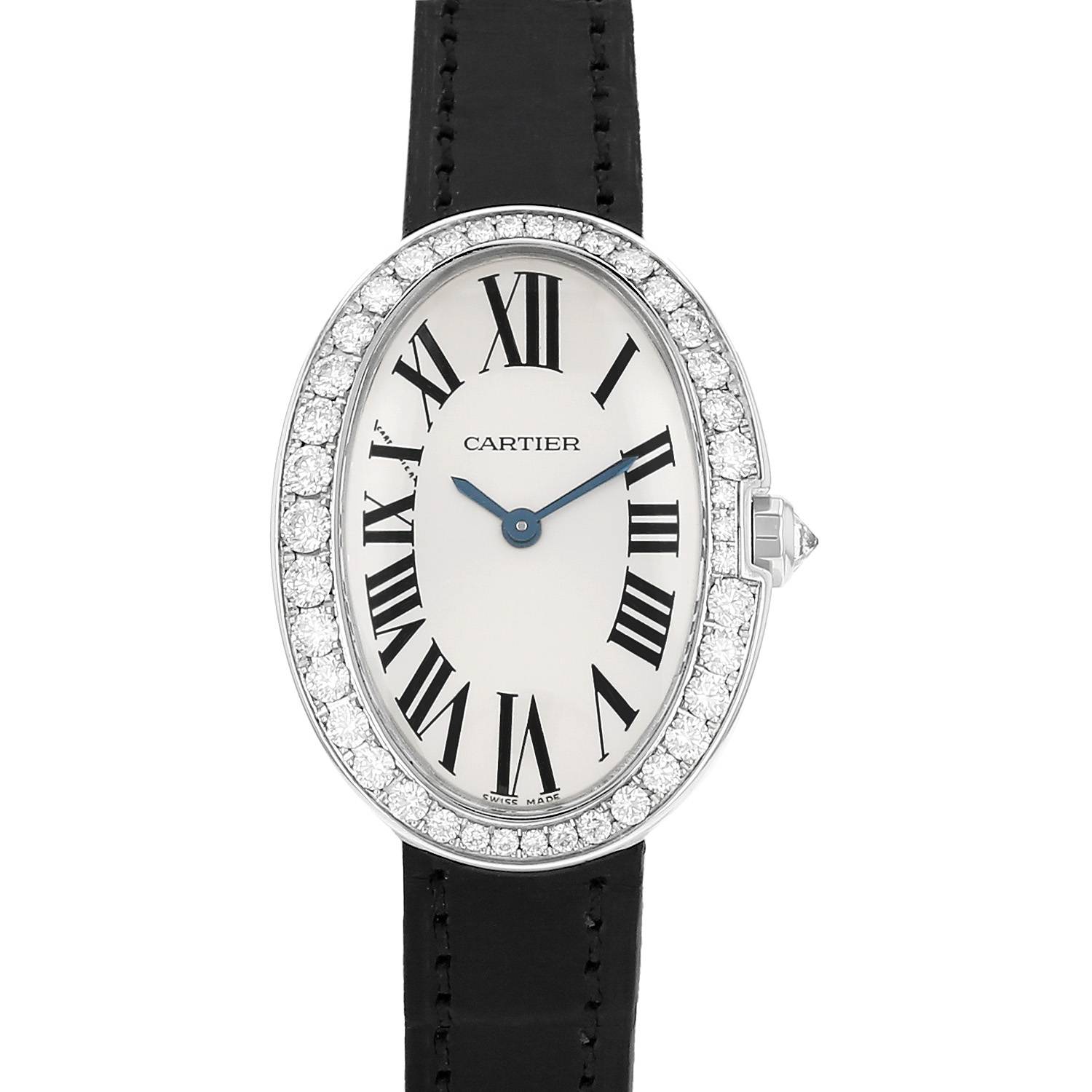 Montre Cartier Baignoire Joaillerie en or blanc Ref: Cartier – 3065