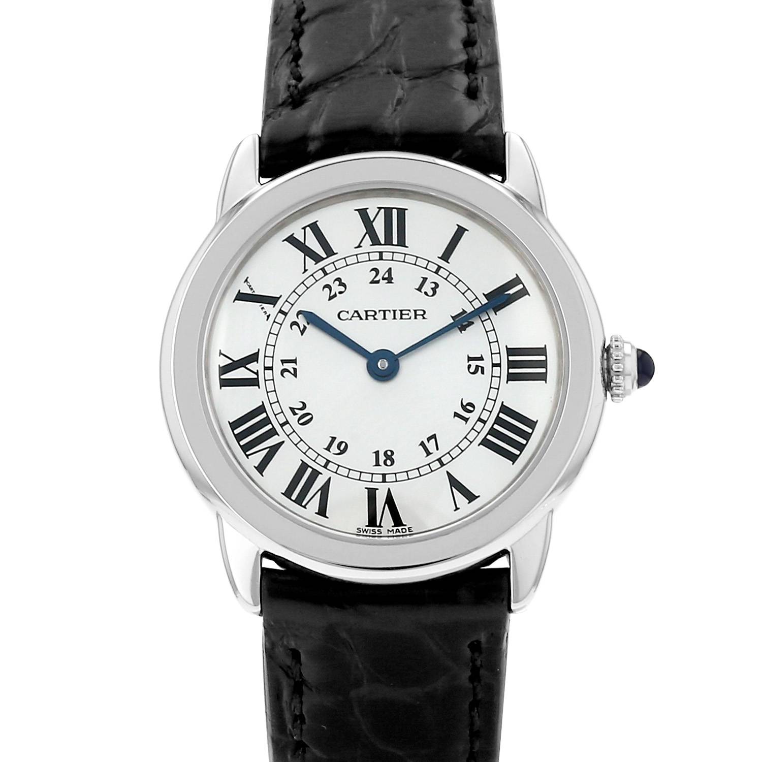 Montre Cartier Ronde Solo en acier Ref: Cartier – 2933 Vers 2011