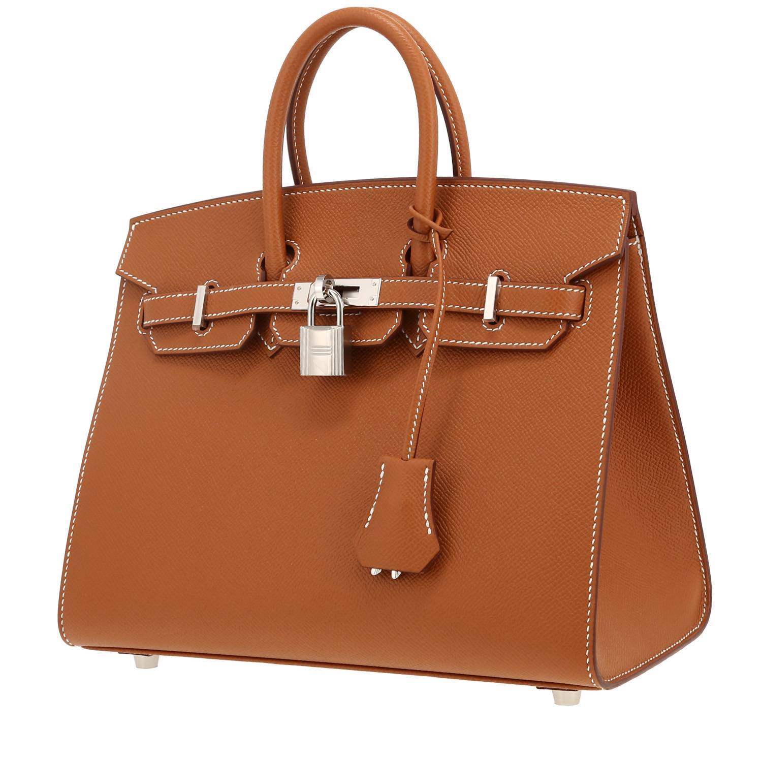 Sac à main Hermès Birkin 25 cm en cuir epsom gold – occasion