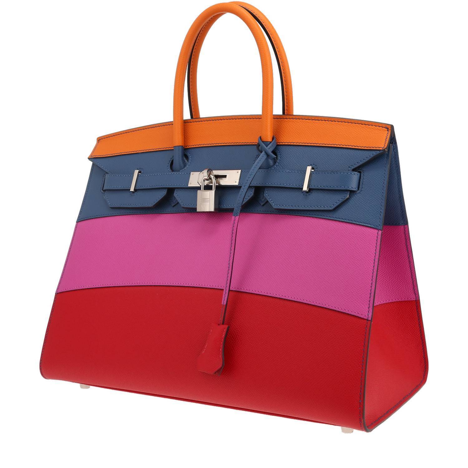 Hermès Birkin 35 Rainbow Sunset en cuir Epsom multicolore – 2020 – occasion