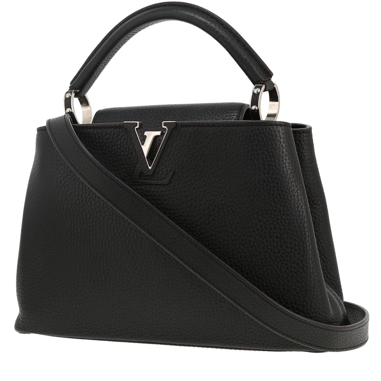 Sac à main Louis Vuitton Capucines BB en cuir taurillon clémence