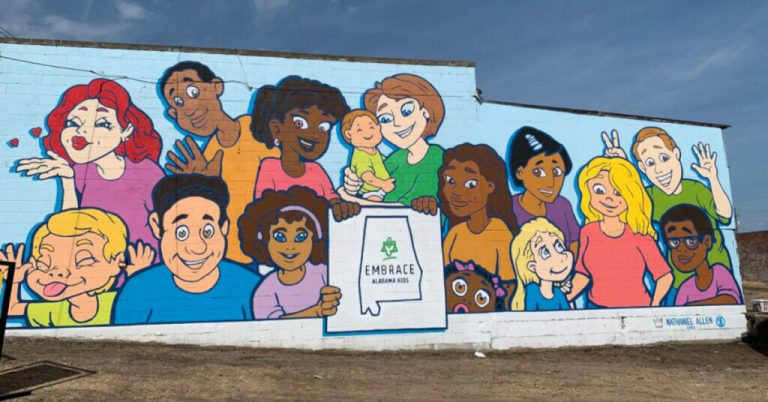 NEW mural in Montgomery raises awareness Alabama’s vulnerable children NEW mural in Montgomery raises awareness Alabama’s vulnerable children