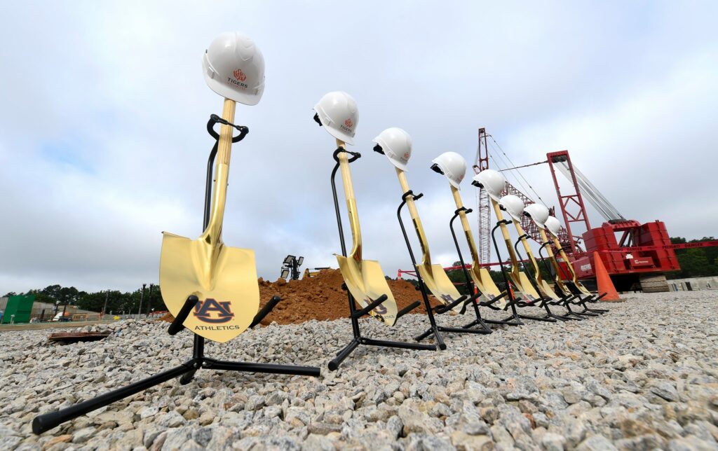 Auburn breaks ground on new football facility Auburn breaks ground on new football facility