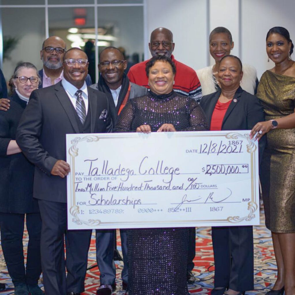 Talladega College receives historic donation of .5M from an anonymous donor Talladega College receives historic donation of .5M from an anonymous donor