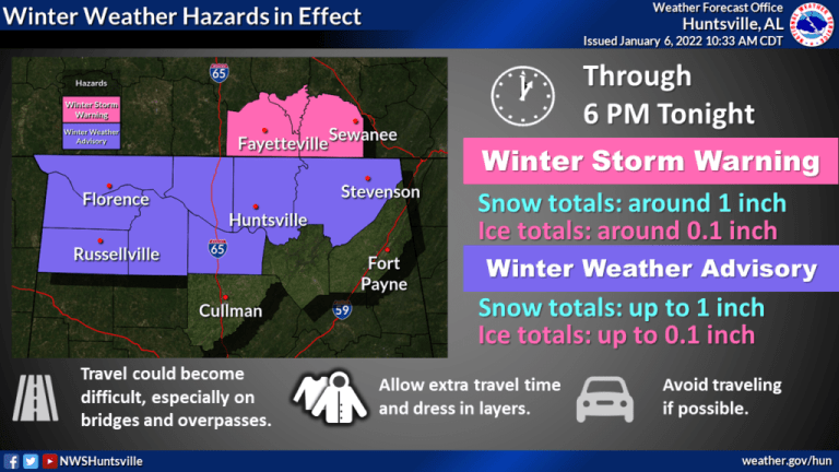 Freezing rain and ice possible in Huntsville today: Everything you need to know Freezing rain and ice possible in Huntsville today: Everything you need to know