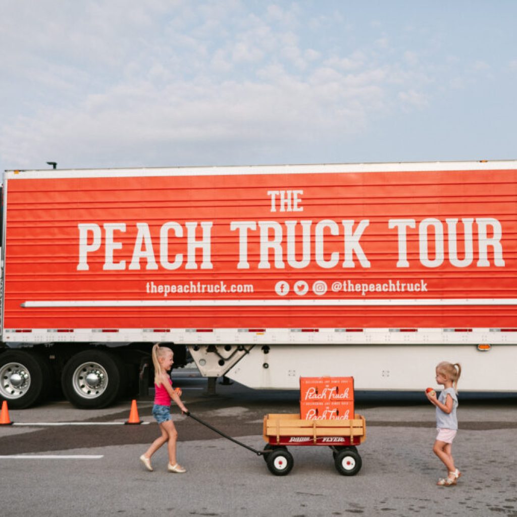 Experience the joy of The Peach Truck, coming this summer Experience the joy of The Peach Truck, coming this summer