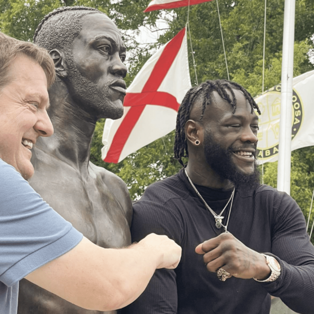 Tuscaloosa honors Deontay Wilder with ‘Bronze Bomber’ statue Tuscaloosa honors Deontay Wilder with ‘Bronze Bomber’ statue