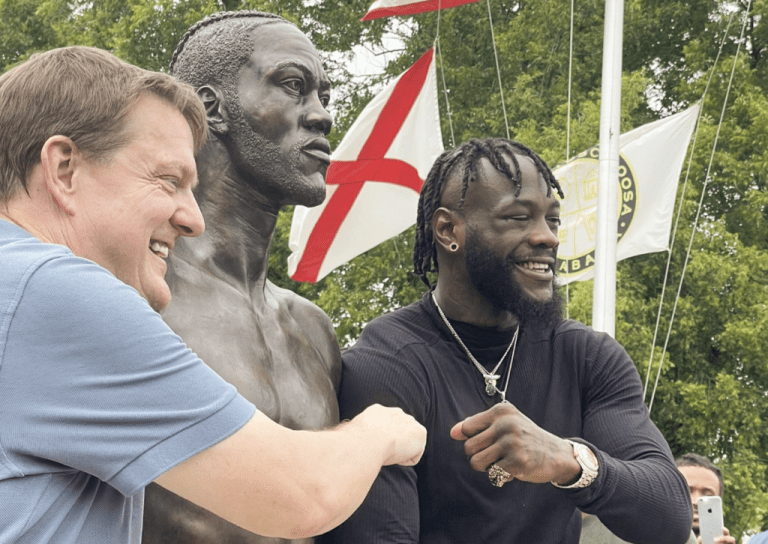 Tuscaloosa honors Deontay Wilder with ‘Bronze Bomber’ statue Tuscaloosa honors Deontay Wilder with ‘Bronze Bomber’ statue