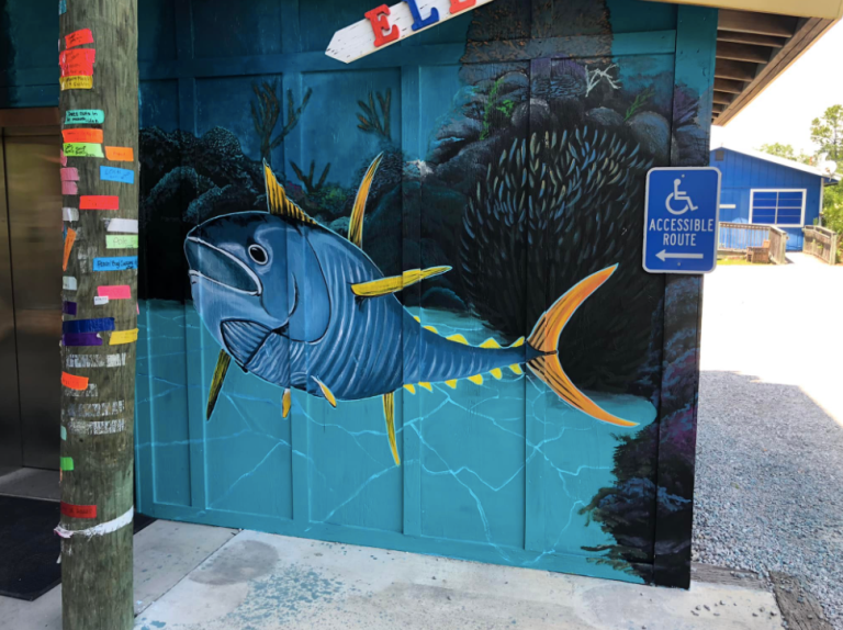 Check out Tacky Jack’s new 38-foot mural painted by Mobile-based artist E. Allen Warren Check out Tacky Jack’s new 38-foot mural painted by Mobile-based artist E. Allen Warren
