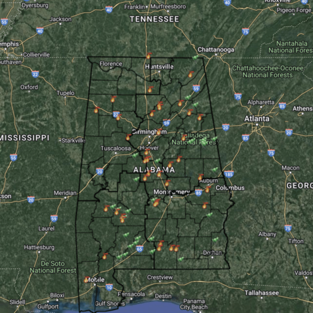 Alabama remains under statewide fire alert, while drought conditions grow Alabama remains under statewide fire alert, while drought conditions grow