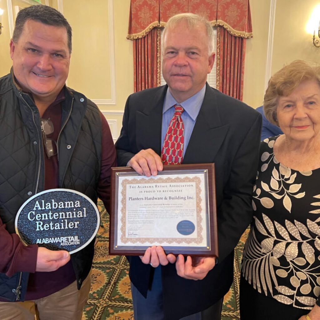 107-year-old hardware store receives latest Alabama Centennial Retailer Award 107-year-old hardware store receives latest Alabama Centennial Retailer Award