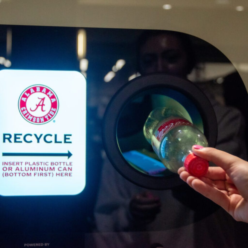 Have you seen these reverse vending machines at Alabama colleges? Have you seen these reverse vending machines at Alabama colleges?