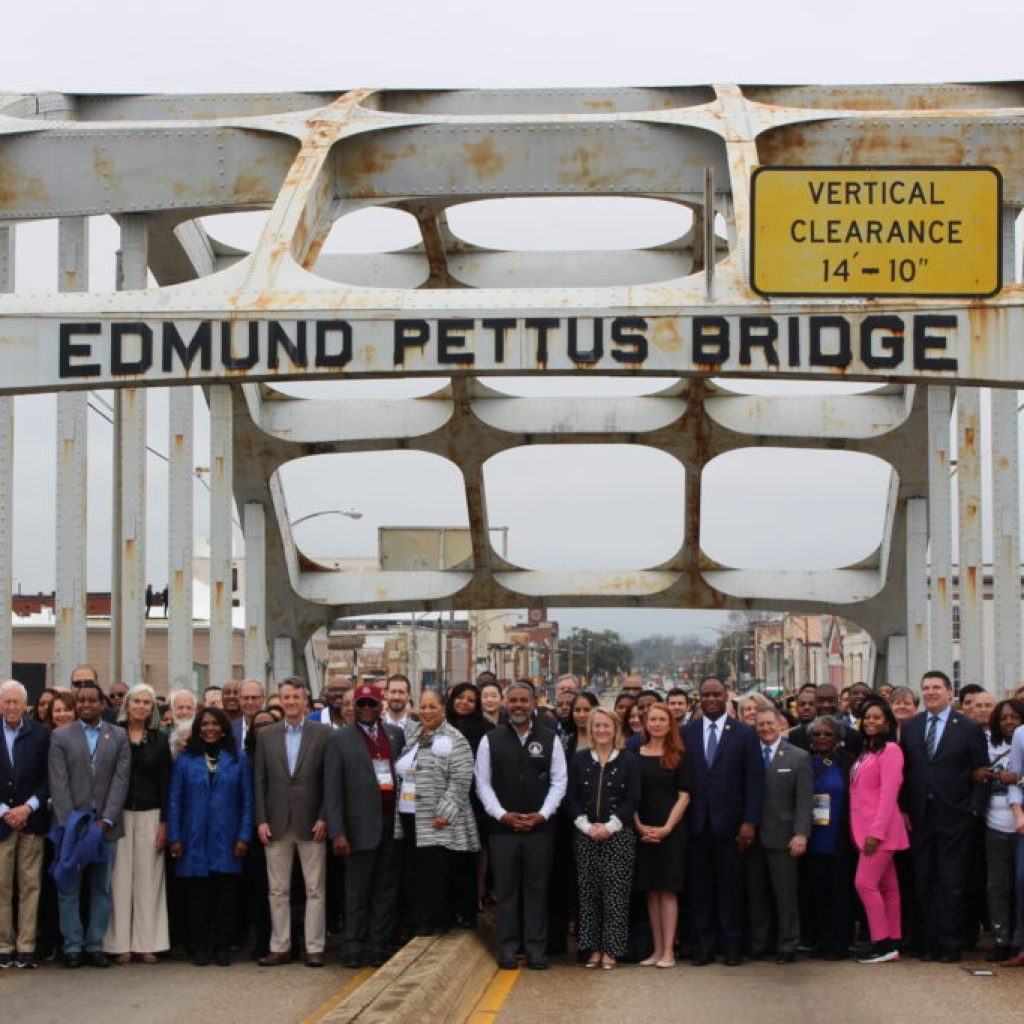 Annual Selma Bridge Crossing to commemorate 60th anniversary of Bloody Sunday Annual Selma Bridge Crossing to commemorate 60th anniversary of Bloody Sunday