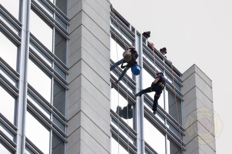 “Low frequency, high risk” MFRD recounts daring rescue on tallest building in the state “Low frequency, high risk” MFRD recounts daring rescue on tallest building in the state
