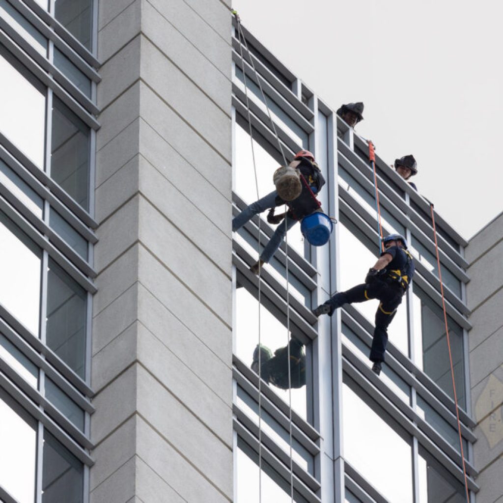 “Low frequency, high risk” MFRD recounts daring rescue on tallest building in the state “Low frequency, high risk” MFRD recounts daring rescue on tallest building in the state