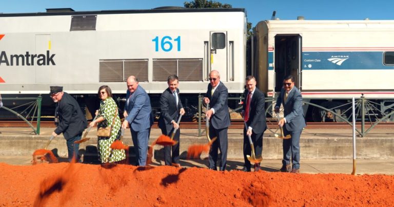Mobile officially breaks ground on restoration of Amtrak rail to New Orleans Mobile officially breaks ground on restoration of Amtrak rail to New Orleans