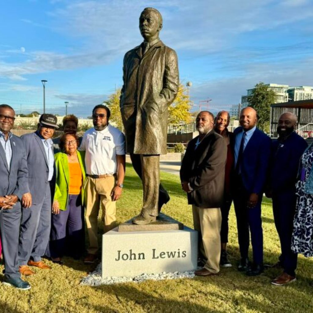 New John Lewis statue unveiled at EJI’s Legacy Plaza in Montgomery New John Lewis statue unveiled at EJI’s Legacy Plaza in Montgomery
