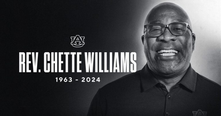 Rev. Chette Williams, long-time Auburn football chaplain, dies at 61 Rev. Chette Williams, long-time Auburn football chaplain, dies at 61