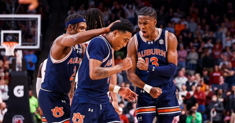 Auburn moves to No. 1 in AP Poll for second time in program history Auburn moves to No. 1 in AP Poll for second time in program history