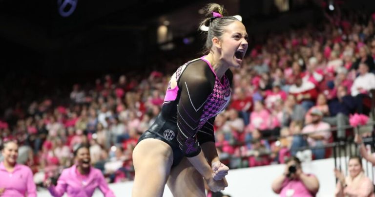 Alabama hosting Auburn in basketball, gymnastics for Power of Pink weekend Alabama hosting Auburn in basketball, gymnastics for Power of Pink weekend