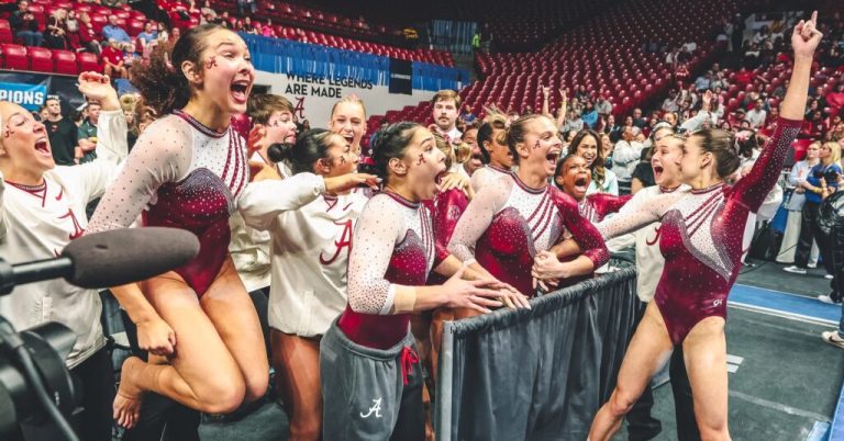 Alabama gymnastics posts season-high score to advance to national semifinals Alabama gymnastics posts season-high score to advance to national semifinals