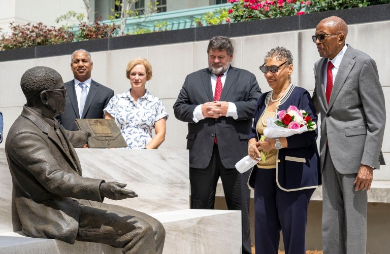 Alabama State Bar unveils statue honoring civil rights attorney Fred Gray Alabama State Bar unveils statue honoring civil rights attorney Fred Gray