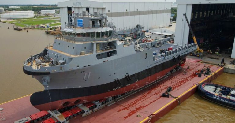 Austal USA launches first steel ship from Mobile facility Austal USA launches first steel ship from Mobile facility