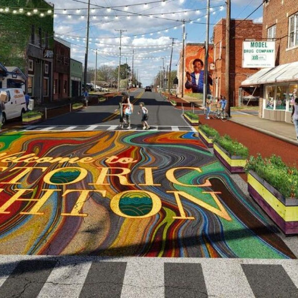 Singing River Trail begins expansion in downtown Leighton Singing River Trail begins expansion in downtown Leighton