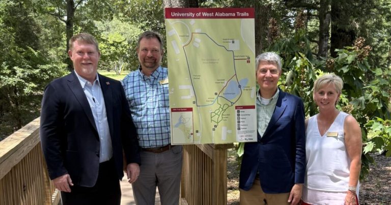 UWA installs upgrades for campus trail system to celebrate ‘Year of Alabama Trails’ UWA installs upgrades for campus trail system to celebrate ‘Year of Alabama Trails’