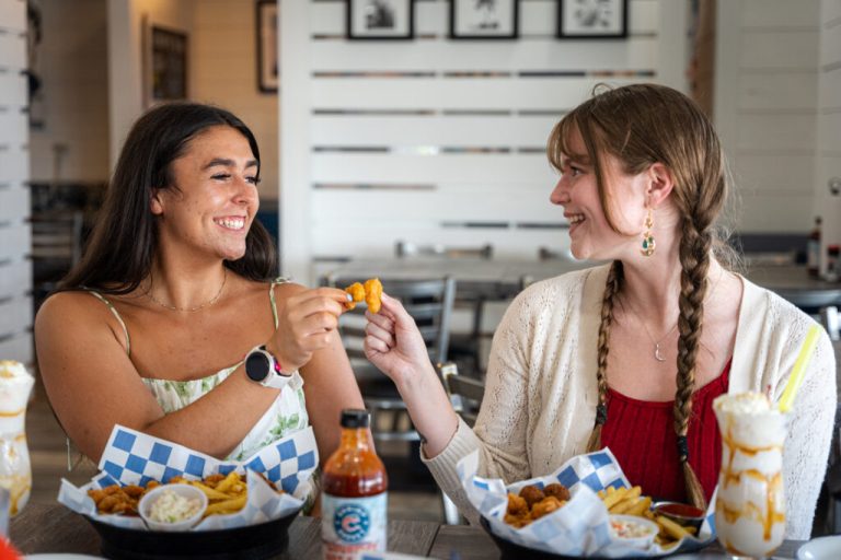 Gulf-themed girl dinner: We enjoyed a virtual visit to the beach miles from the Alabama coast Gulf-themed girl dinner: We enjoyed a virtual visit to the beach miles from the Alabama coast