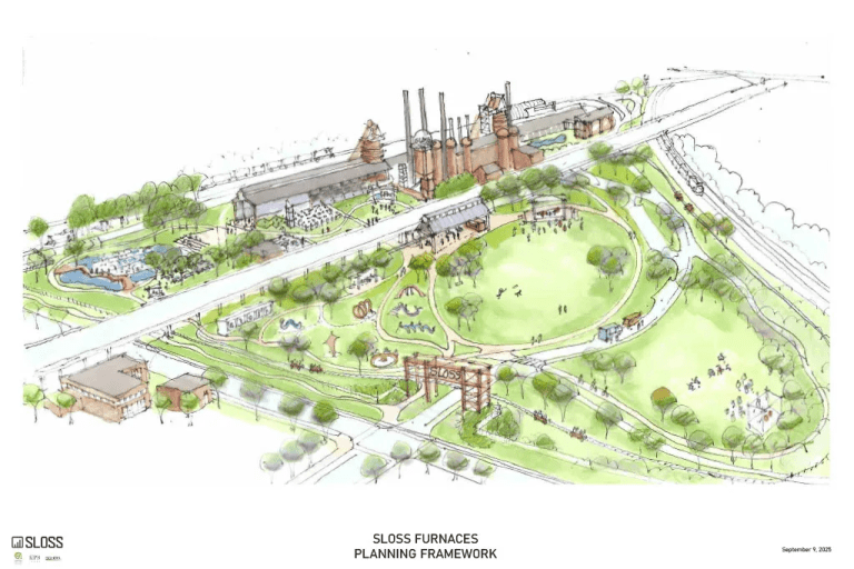Historic Sloss Furnaces gets M plan to create new park Historic Sloss Furnaces gets M plan to create new park