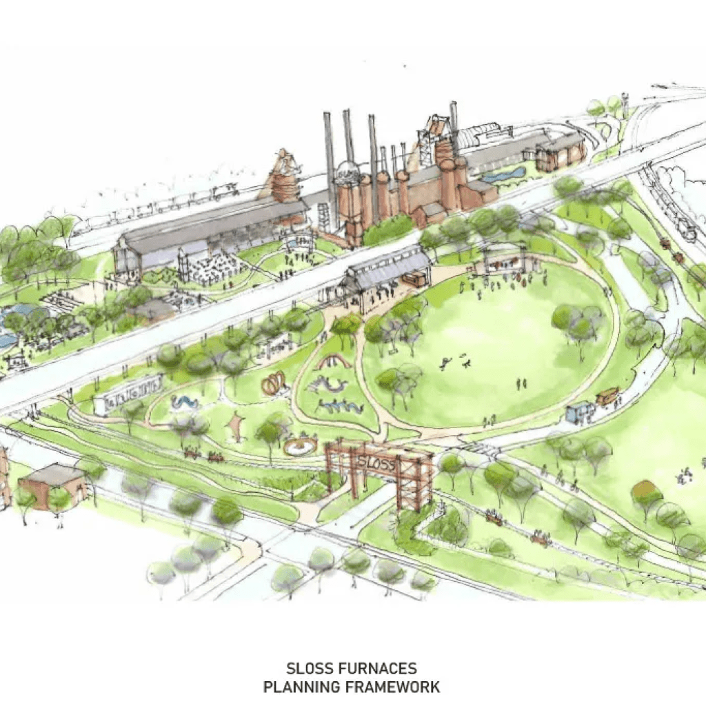 Historic Sloss Furnaces gets M plan to create new park Historic Sloss Furnaces gets M plan to create new park