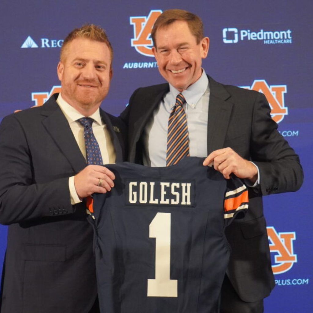 Auburn football introduces Alex Golesh as next head coach Auburn football introduces Alex Golesh as next head coach