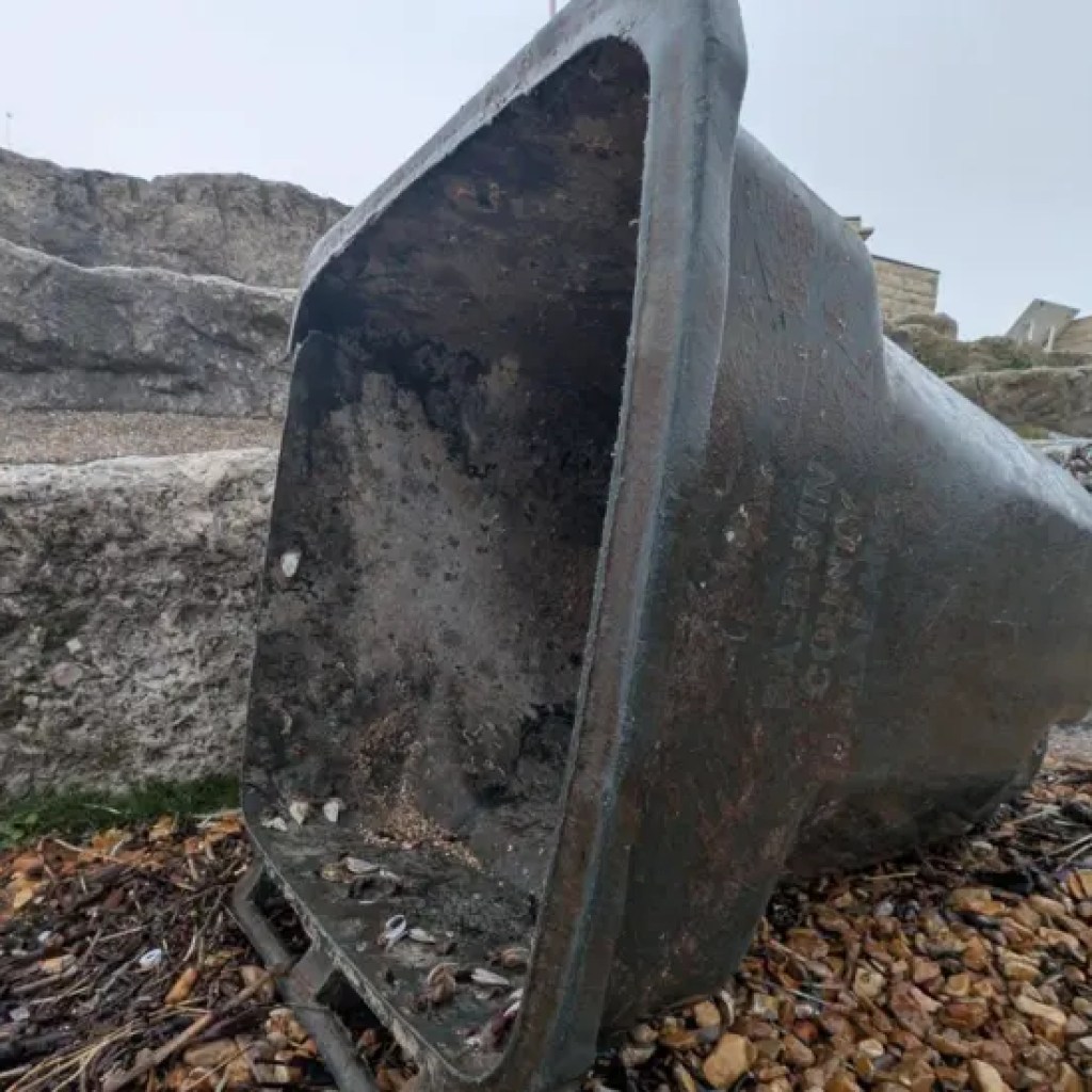 Baldwin County trash bin makes trans-Atlantic journey Baldwin County trash bin makes trans-Atlantic journey