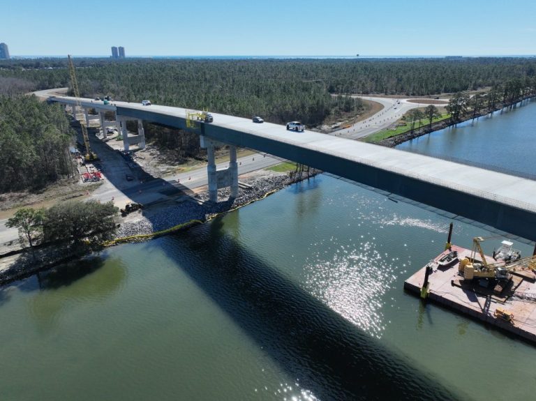 New Intracoastal Waterway Bridge in Baldwin County nearing completion, Beach Express traffic detoured New Intracoastal Waterway Bridge in Baldwin County nearing completion, Beach Express traffic detoured