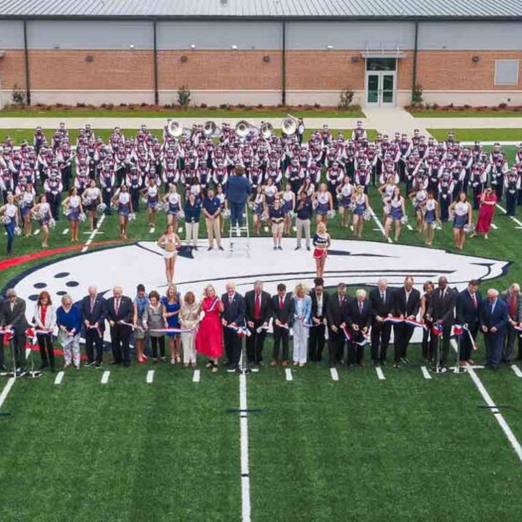 University of South Alabama dedicates new M marching band complex University of South Alabama dedicates new M marching band complex