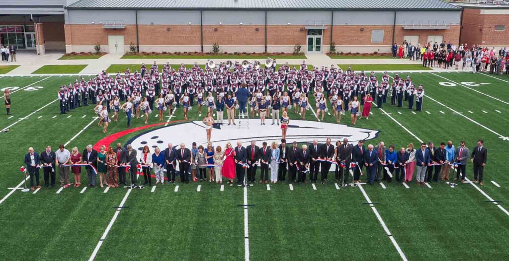 University of South Alabama dedicates new $13M marching band complex