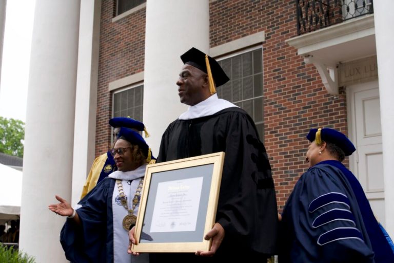 Magic Johnson receives honorary degree from Stillman College Magic Johnson receives honorary degree from Stillman College