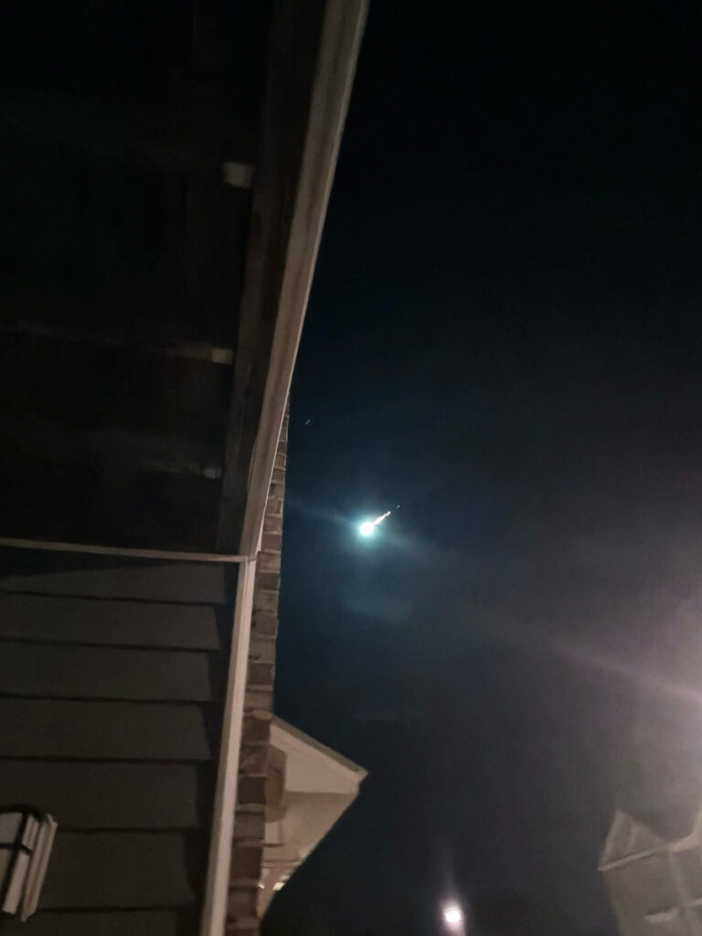 Bright green 'fireball' spotted over north Alabama