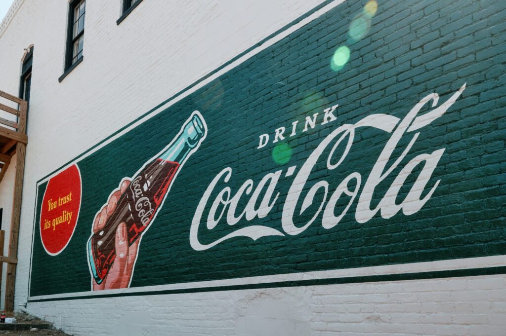 Restored Coca-Cola Mural Unveiled In Centreville Restored Coca-Cola Mural Unveiled In Centreville