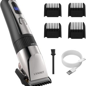 Hair Clippers for Men, Cordless LCD Rechargeable Hair Trimmer Beard Trimmer for Men, Men’s Grooming Kit for Hair, Face, Beard, Professional Electric Barber Clippers Hair Clippers for Men, Cordless LCD Rechargeable Hair Trimmer Beard Trimmer for Men, Men’s Grooming Kit for Hair, Face, Beard, Professional Electric Barber Clippers