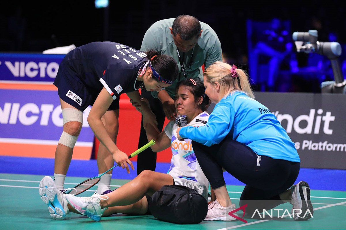 Gregoria akui mulai rasakan cedera sebelum Denmark Open Gregoria akui mulai rasakan cedera sebelum Denmark Open