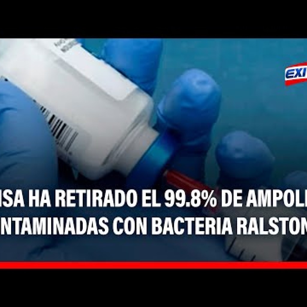 Minsa admite que se usaron 4 mil ampollas contaminadas con la bacteria Ralstonia picketti: un descuido que genera desconfianza entre médicos y pacientes Minsa admite que se usaron 4 mil ampollas contaminadas con la bacteria Ralstonia picketti: un descuido que genera desconfianza entre médicos y pacientes