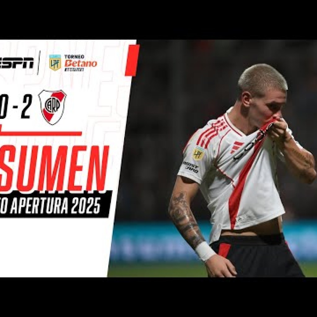 River venció a San Martín de San Juan por Liga Argentina | RESUMEN Y GOLES River venció a San Martín de San Juan por Liga Argentina | RESUMEN Y GOLES