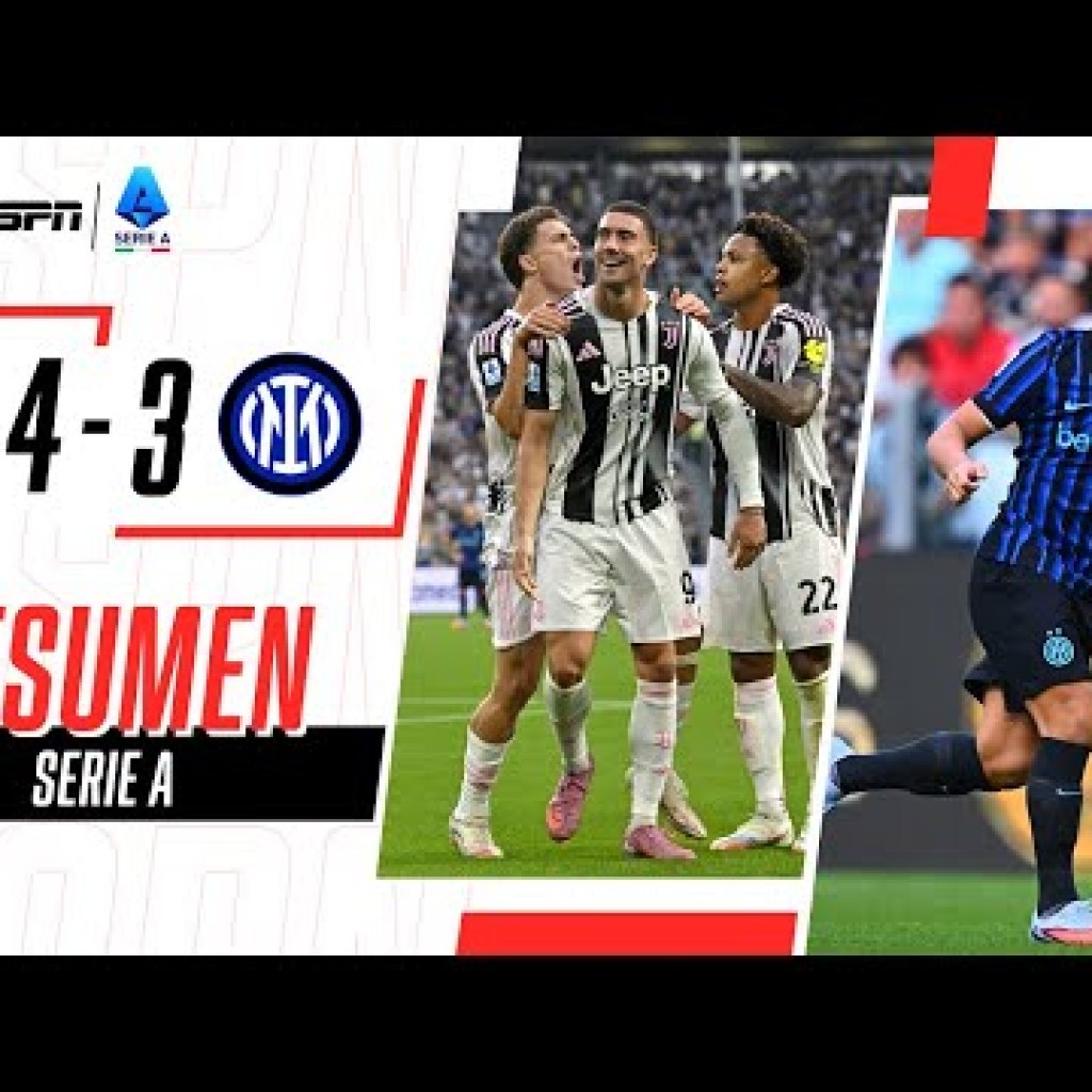 Lluvia de goles: Juventus venció 4-3 a Inter de Milán por Serie A | RESUMEN Y GOLES Lluvia de goles: Juventus venció 4-3 a Inter de Milán por Serie A | RESUMEN Y GOLES