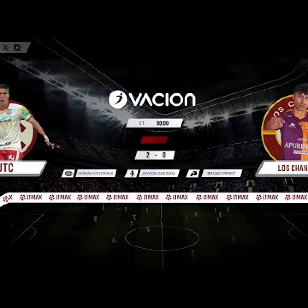 Partido UTC vs Chankas EN VIVO: Dónde ver el Torneo Clausura 2025 Partido UTC vs Chankas EN VIVO: Dónde ver el Torneo Clausura 2025