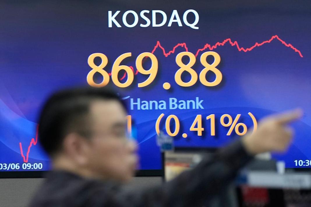 Asian stocks show a mixed performance following Wall Street’s worst day in weeks